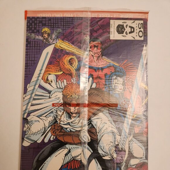 X-Force #1 (1991) Marvel Comics, Unsealed Pollybag without Trading Card, NM - Picture 7 of 14